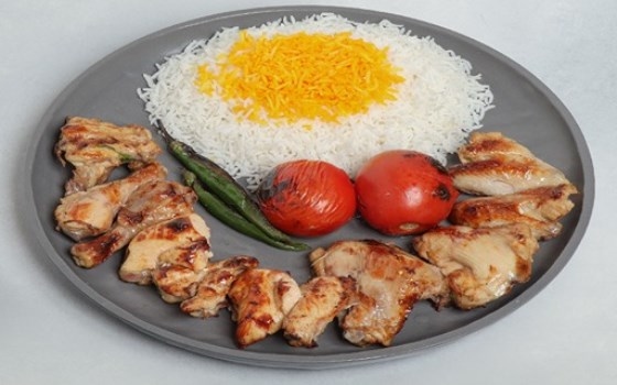 چلو جوجه کباب با استخوان